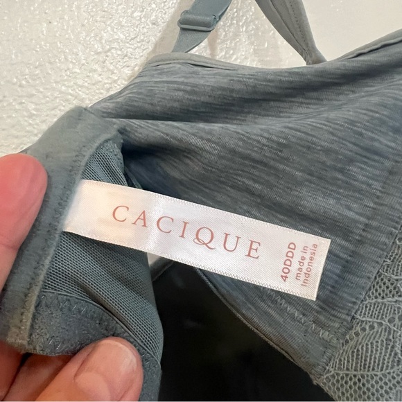 Cacique Lane Bryant Lightly Lined Smooth Balconette Underwire Bra sz 40DDD NWOT - Picture 4 of 6